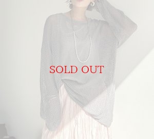 画像18: ●メーカー在庫限り●短期掲載【8/27 LIVEアイテム】サイドスリットメッシュプルオーバー