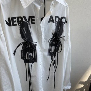 画像2: ●ご予約ポイント対象●期間限定掲載●【8/29 LIVEご紹介アイテム】シューズモチーフデザインBIGシャツ（予約/10）