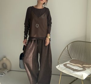 画像6: ●大人の秋コーデに【9/3 LIVEアイテム】ストレッチドルマントップス