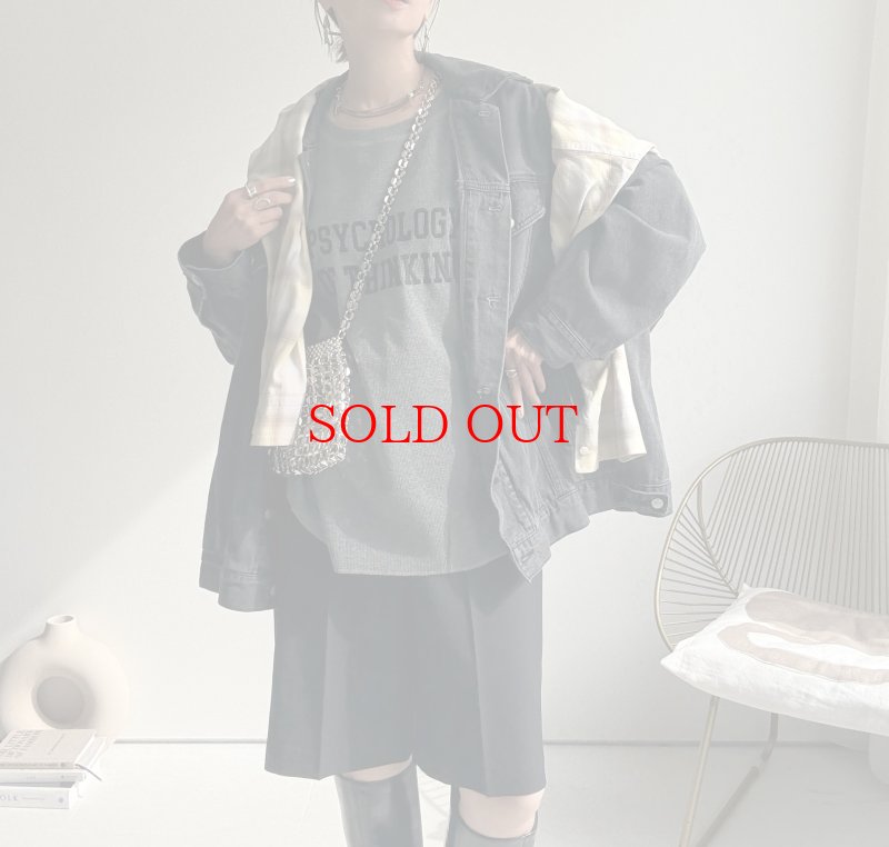 画像7: ●ワッフル素材が珍しい【9/6 LIVEアイテム】サーマルロゴプルオーバー (7)