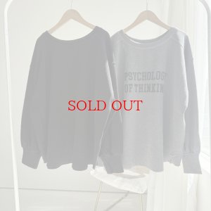 画像2: ●ワッフル素材が珍しい【9/6 LIVEアイテム】サーマルロゴプルオーバー