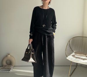 画像3: ●大人の秋コーデに【9/3 LIVEアイテム】ストレッチドルマントップス