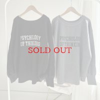 ●ワッフル素材が珍しい【9/6 LIVEアイテム】サーマルロゴプルオーバー