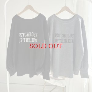 画像1: ●ワッフル素材が珍しい【9/6 LIVEアイテム】サーマルロゴプルオーバー