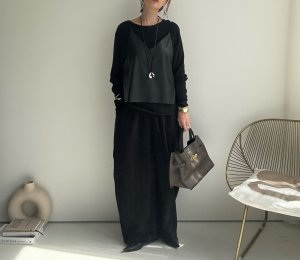 画像4: ●大人の秋コーデに【9/3 LIVEアイテム】ストレッチドルマントップス