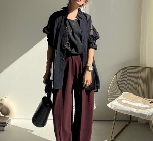 画像9: ●メーカー在庫限り●期間限定掲載●【9/6 LIVEアイテム】フリーサイズ◎タックワイドパンツ（メーカー確認後取り寄せ）