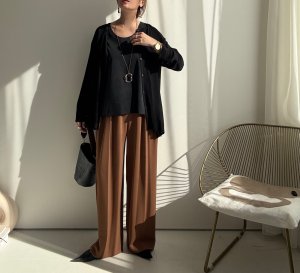 画像7: ●メーカー在庫限り●期間限定掲載●【9/6 LIVEアイテム】フリーサイズ◎タックワイドパンツ（メーカー確認後取り寄せ）