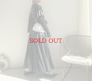 画像10: ●【9/6 LIVEアイテム】タックフリル袖デザインレザートップス