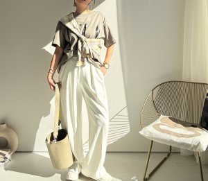 画像8: ●メーカー在庫限り●期間限定掲載●【9/6 LIVEアイテム】フリーサイズ◎タックワイドパンツ（メーカー確認後取り寄せ）