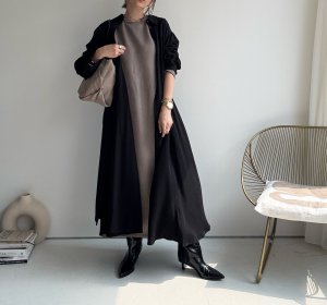画像8: ●在庫限り●落ち感のあるとろみ素材【9/9 LIVEご紹介アイテム】とろみシャツワンピ
