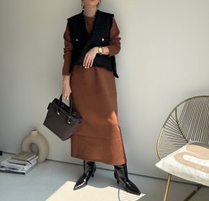 画像12: ●着回しのベースアイテムにオススメ◎【8/23 LIVEご紹介アイテム】ストレッチスエードライクベーシックマルチワンピ