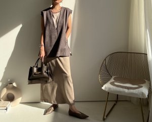 画像2: ●ストレッチあり【9/9 LIVEご紹介アイテム】ストレッチスエードナロースカート（セットアップ可能）