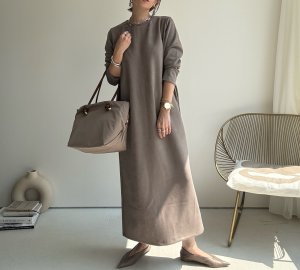 画像8: ●着回しのベースアイテムにオススメ◎【8/23 LIVEご紹介アイテム】ストレッチスエードライクベーシックマルチワンピ