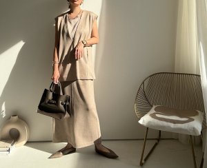 画像4: ●ストレッチあり【9/9 LIVEご紹介アイテム】ストレッチスエードナロースカート（セットアップ可能）