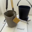 画像2: ●好きなカラーで作れちゃう!!●ご予約5倍ポイント●【LIVEご紹介アイテム】本革シュリンクバケツ型バッグ<予約> (2)