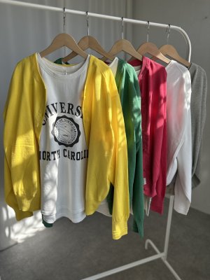 画像1: ●3連休限定SALE●【LIVEご紹介アイテム】前後2WAYスエットライクニットカーデ