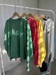 画像2: ●3連休限定SALE●【LIVEご紹介アイテム】スエットライクロゴニットプルオーバー (2)
