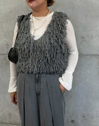 ●期間限定●ご予約5倍ポイント●【9/19 LIVEご紹介アイテム】ループ編ニットベスト＜予約/10＞
