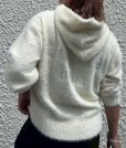 画像6: ●期間限定●ご予約5倍ポイント●【9/19 LIVEご紹介アイテム】バック刺繍ロゴシャギーニットフーディ＜予約/11＞