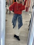 画像2: ●期間限定●ご予約5倍ポイント●【9/19 LIVEご紹介アイテム】スエットライクロゴニットソープルオーバー＜予約/11＞ (2)