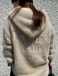 画像4: ●期間限定●ご予約5倍ポイント●【9/19 LIVEご紹介アイテム】バック刺繍ロゴシャギーニットフーディ＜予約/11＞