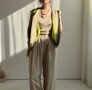 画像4: ●裏配色が可愛い!!【9/23 LIVEご紹介アイテム】裏配色コクーンベスト