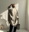 画像5: ●最終在庫●めちゃくちゃ素敵なシルエット【9/23 LIVEご紹介アイテム】オーバードルマンBIGコート (5)