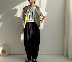 画像6: ●裏配色が可愛い!!【9/23 LIVEご紹介アイテム】裏配色コクーンベスト