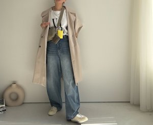 画像6: ●現行カラー◎生産枠限り●ルーズシルエットが可愛い●【7/28 LIVEご紹介アイテム】ルーズシルエットボーイズデニム(メーカー確認後お取り寄せ)