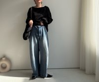 ●生産枠限り●ルーズシルエットが可愛い●【7/28 LIVEご紹介アイテム】ルーズシルエットボーイズデニム（予約）