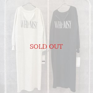 画像2: ●生産枠限り●期間限定掲載●【9/29 LIVEご紹介アイテム】裏毛布ロゴスエットワンピ（予約/11）