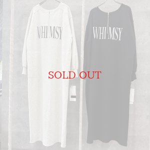 画像1: ●生産枠限り●期間限定掲載●【9/29 LIVEご紹介アイテム】裏毛布ロゴスエットワンピ（予約/11）