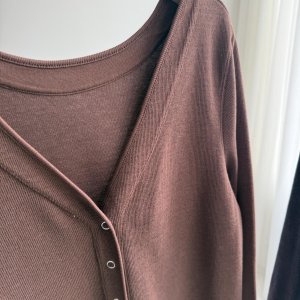 画像4: ●前後着用可能【10/2 LIVEご紹介アイテム】2WAYロングカーデワンピ