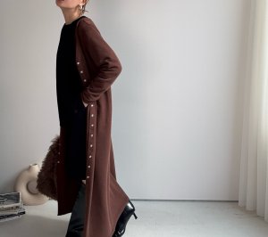 画像16: ●前後着用可能【10/2 LIVEご紹介アイテム】2WAYロングカーデワンピ