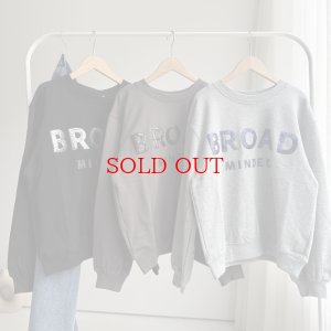 画像2: ●【10/2 LIVEご紹介アイテム】スパンコールロゴスエット