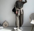 画像4: 【10/6 LIVEご紹介アイテム】インしないでいい丈◎ドロストコード付ロゴT (4)