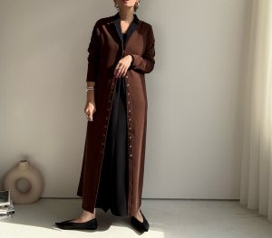 画像15: ●前後着用可能【10/2 LIVEご紹介アイテム】2WAYロングカーデワンピ