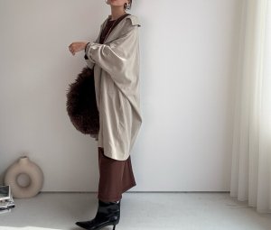 画像11: ●前後着用可能【10/2 LIVEご紹介アイテム】2WAYロングカーデワンピ