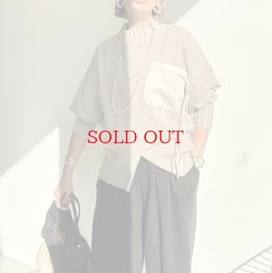 画像1: ●在庫限り●期間限定掲載●【10/6 LIVEご紹介アイテム】ポケットデザインニット（メーカー確認後お取り寄せ）