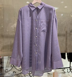 画像2: ●生産枠限り●期間限定掲載●ご予約10倍ポイント対象●【10/9 LIVEご紹介アイテム】シアーストライプシャツ（予約3）