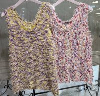 ●生産枠限り●期間限定掲載●ご予約10倍ポイント対象●【10/9 LIVEご紹介アイテム】テープヤーンベストトップス（予約3）
