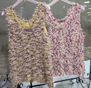 画像1: ●生産枠限り●期間限定掲載●ご予約10倍ポイント対象●【10/9 LIVEご紹介アイテム】テープヤーンベストトップス（予約3）
