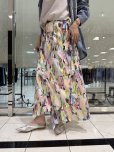 画像1: ●生産枠限り●期間限定掲載●ご予約10倍ポイント対象●【10/9 LIVEご紹介アイテム】ニュアンスプリント巻スカート（予約3） (1)
