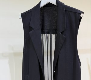 画像2: ●生産枠限り●期間限定掲載●ご予約10倍ポイント対象●【10/9 LIVEご紹介アイテム】◎企業努力シリーズ◎シアー切替テーラードジレ（予約3）