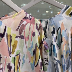 画像4: ●生産枠限り●期間限定掲載●ご予約10倍ポイント対象●【10/9 LIVEご紹介アイテム】ニュアンスプリントトップス（予約3）