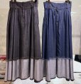 画像1: ●生産枠限り●期間限定掲載●ご予約10倍ポイント対象●【10/9 LIVEご紹介アイテム】テンセルデニム切替スカート（予約3） (1)