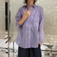 画像6: ●生産枠限り●期間限定掲載●ご予約10倍ポイント対象●【10/9 LIVEご紹介アイテム】シアーストライプシャツ（予約3）