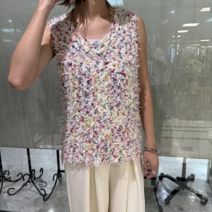 画像4: ●生産枠限り●期間限定掲載●ご予約10倍ポイント対象●【10/9 LIVEご紹介アイテム】テープヤーンベストトップス（予約3）