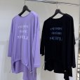 画像3: ●生産枠限り●期間限定掲載●ご予約10倍ポイント対象●【10/9 LIVEご紹介アイテム】◎企業努力シリーズ◎前後差ロゴ八部袖トップス（予約3）