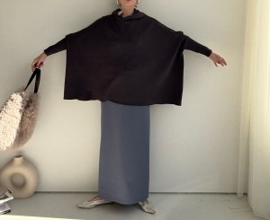 画像5: ●形が可愛いゆったりシルエット【10/14 LIVEアイテム】オーバーシルエットドルマンニットフーディ